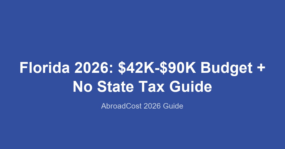 Florida Cost Of Living2026 featured image